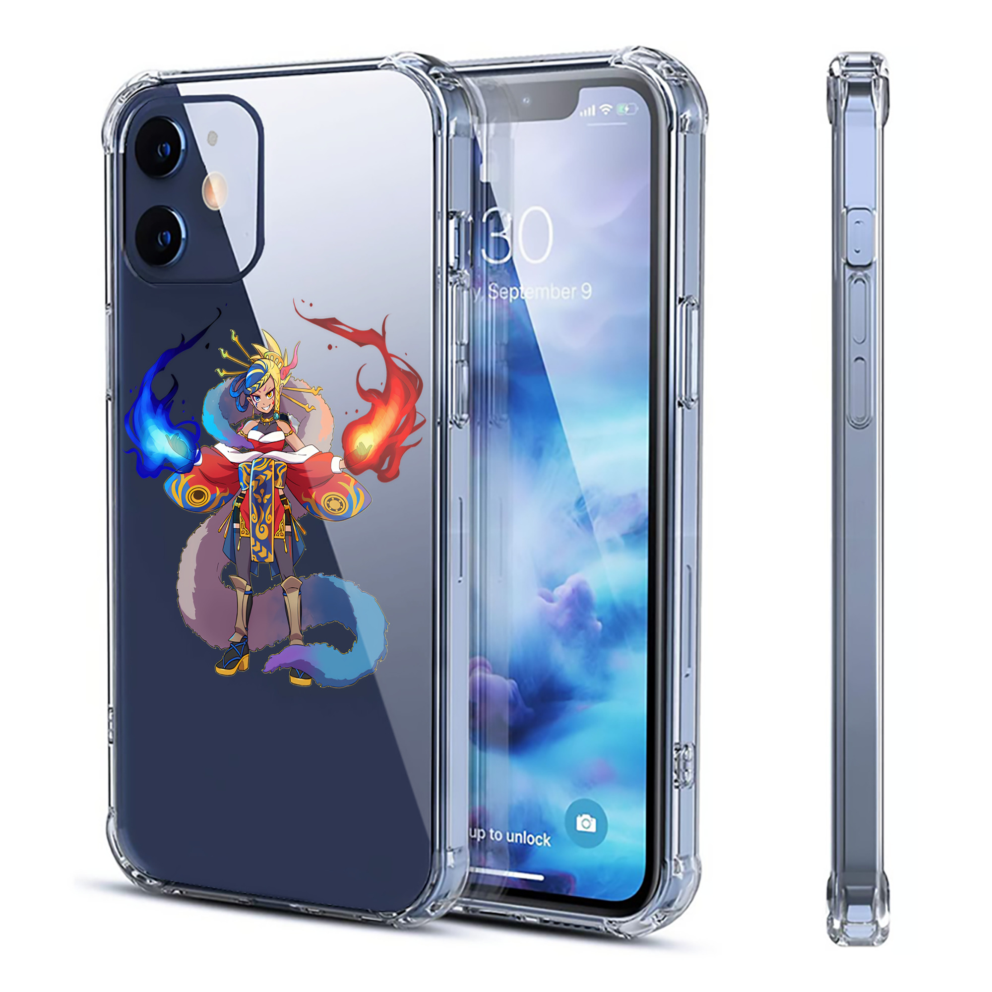 （画像用） 妖怪ウォッチ Yo-kai Watch 【iPhone 12シリーズ対応】透明スマホケース（クリアソフトケース）